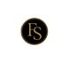 ForeverStory logo - gold monogram FS in circle, transparent cutout